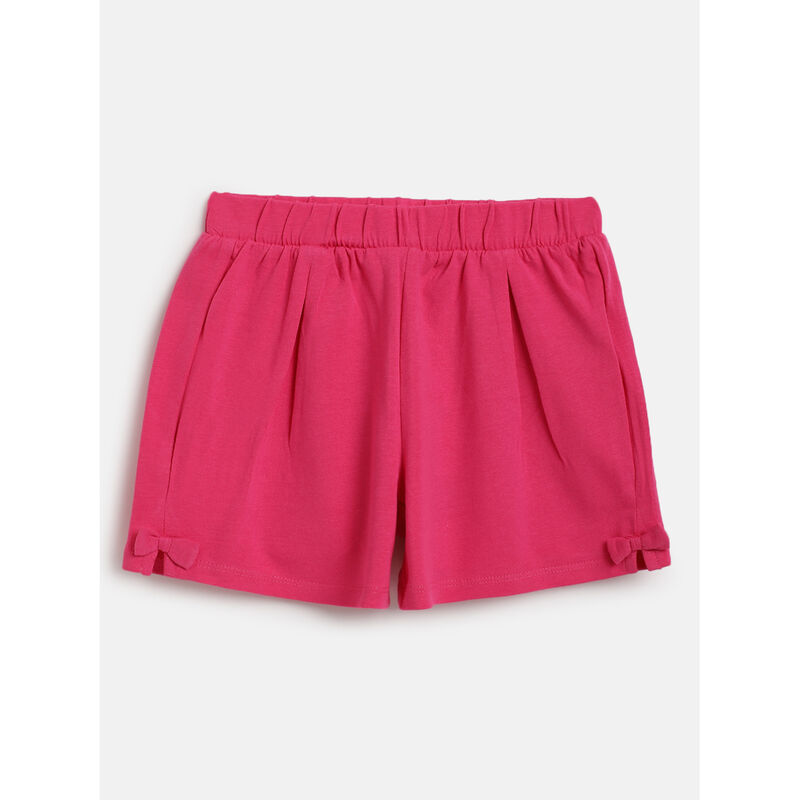Girls Multicolor Printed Shorts (Pack Of 3) image number 4